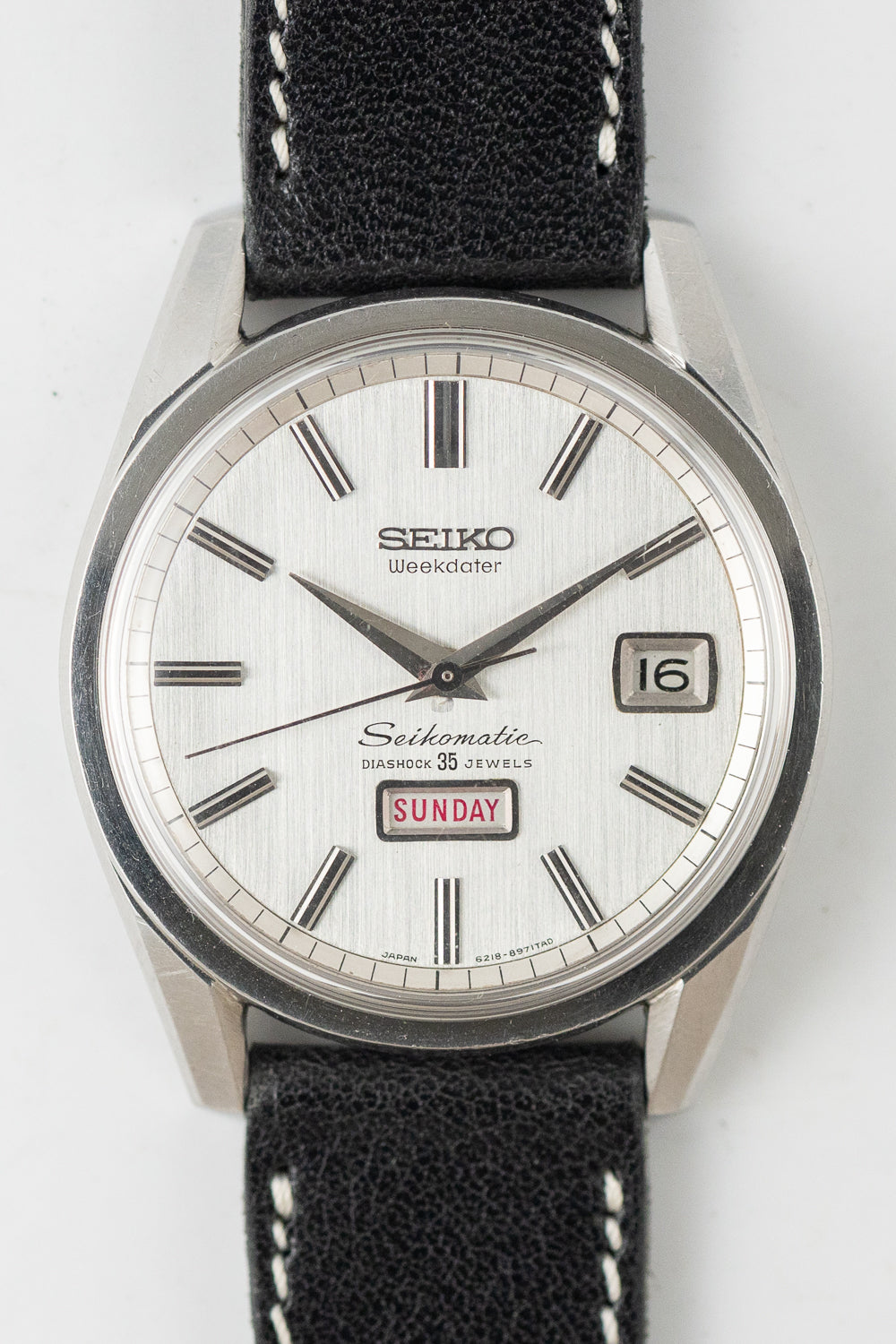 セイコー SEIKO Seikomatic Weekdater 35J 6218-8971 オーバーホール済み(セイコー)｜売買されたオークション情報、yahooの商品情報をアーカイブ公開  - オークファン セイコー