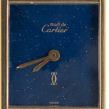 CARTIER SM MUST DE TANK LAPIS BLUE DIAL