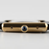 CARTIER SM MUST DE TANK LAPIS BLUE DIAL