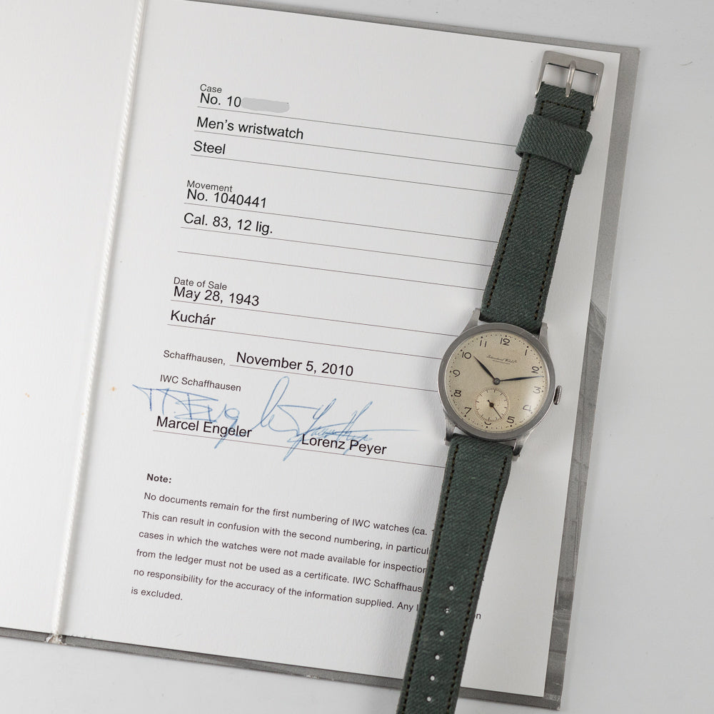 IWC 35mm Big Calatrava Flat Bezel Cal.83