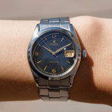 ROLEX OYSTERDATE Ref.6294 Black Honeycomb Dial with elastic Bracelet