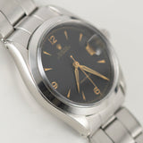 ROLEX OYSTERDATE Ref.6294 Black Honeycomb Dial with elastic Bracelet
