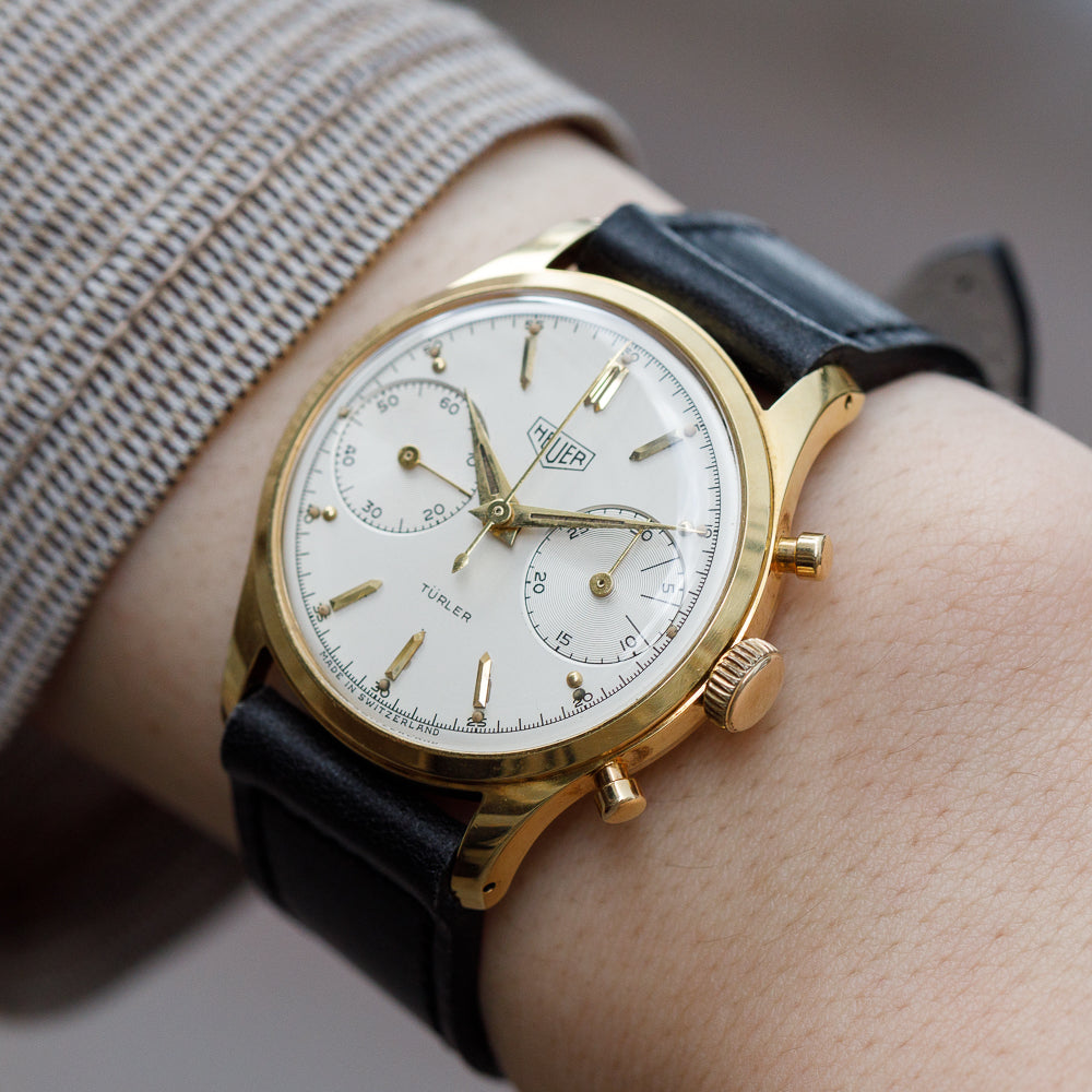 HEUER Ref.416 Pre CARRERA Spillino Case Big Eyes