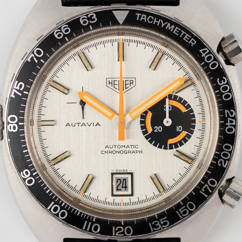 HEUER AUTAVIA Ref.1563 T orange boy