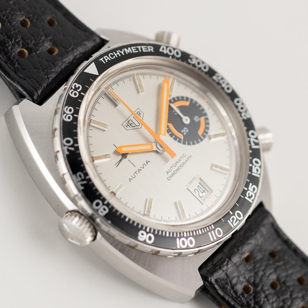 HEUER AUTAVIA Ref.1563 T orange boy