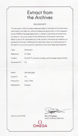 OMEGA Ref.OJ2262 14K Rose Gold