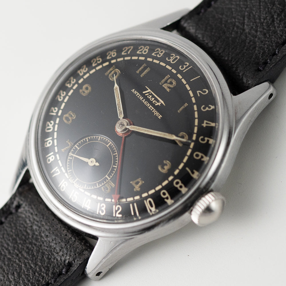 TISSOT Ref.6603 Pointer Date Black Gilt Dial