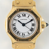 CARTIER SM SANTOS OCTAGON 18K Yellow Gold