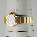 CARTIER SM SANTOS OCTAGON 18K Yellow Gold