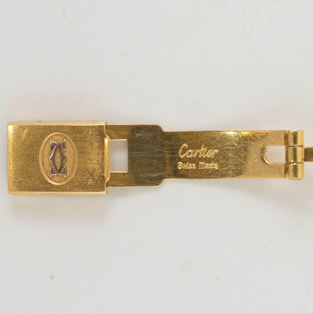 CARTIER SM SANTOS OCTAGON 18K Yellow Gold