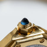 CARTIER SM SANTOS OCTAGON 18K Yellow Gold