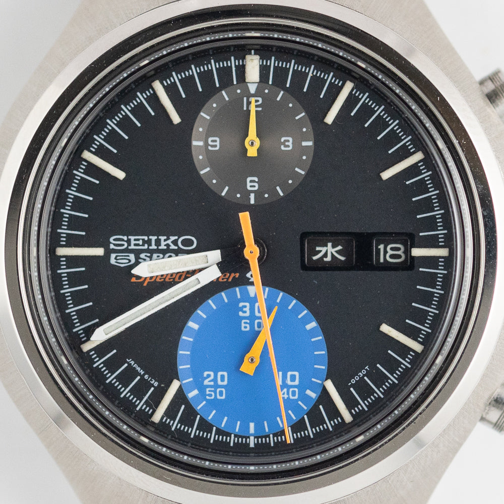 SEIKO 5 SPORTS SPEED TIMER Ref.6138-0020 Pilot Line