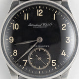 IWC Calatrava Balck Gilt Dial Cal.83 Earliest Screw-in Case Back