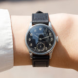 IWC Calatrava Balck Gilt Dial Cal.83 Earliest Screw-in Case Back