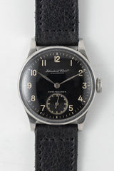 IWC Calatrava Balck Gilt Dial Cal.83 Earliest Screw-in Case Back