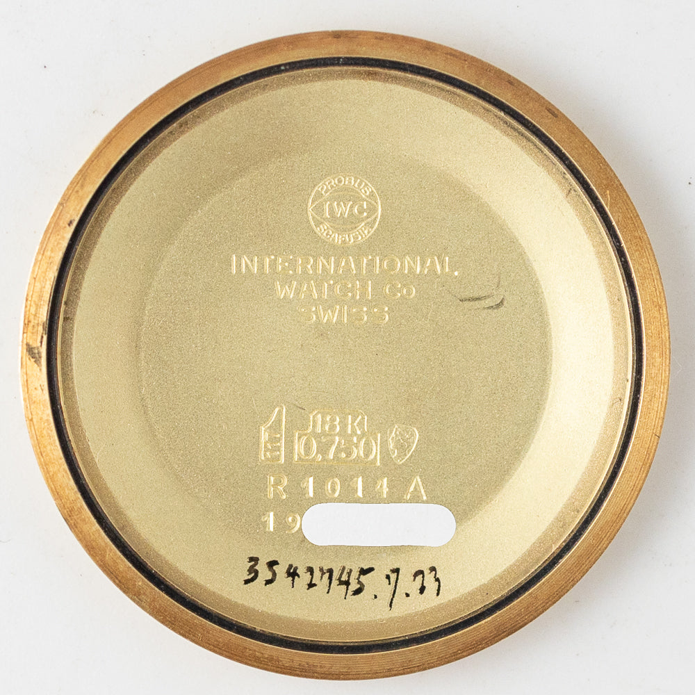 IWC Ref.R1014A 18k Yellow gold Mint