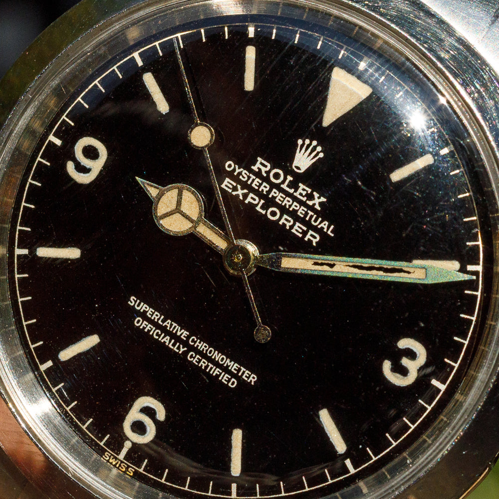 ROLEX EXPLORER Ref.1016 EXCLAMATION Gilt Dial Chapter Ring