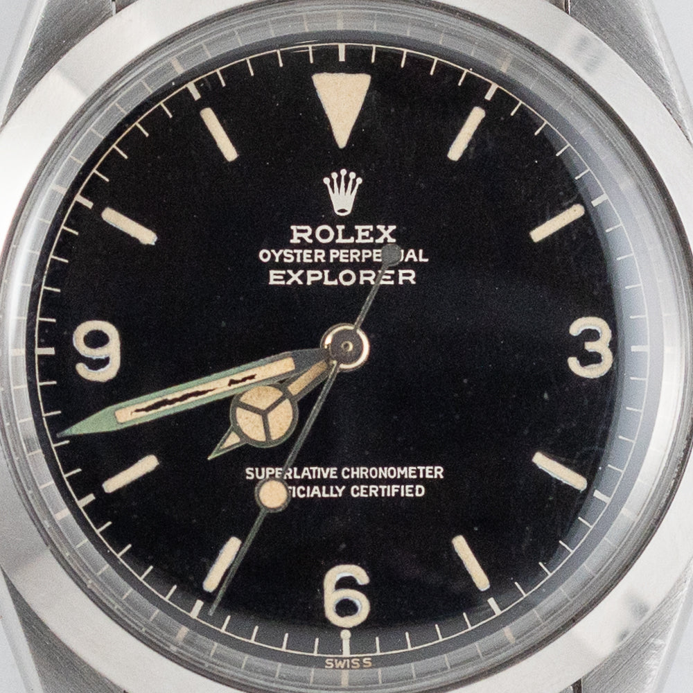 ROLEX EXPLORER Ref.1016 EXCLAMATION Gilt Dial Chapter Ring