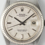 ROLEX DATEJUST Ref.1601 Gray Linen Dial