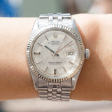 ROLEX DATEJUST Ref.1601 Gray Linen Dial