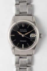 ROLEX OYSTERDATE Ref.6466 Black Gilt Dial