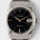 ROLEX OYSTERDATE Ref.6466 Black Gilt Dial