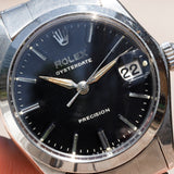 ROLEX OYSTERDATE Ref.6466 Black Gilt Dial