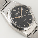 ROLEX OYSTERDATE Ref.6466 Black Gilt Dial