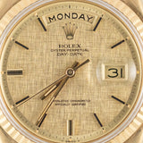 ROLEX DAY-DATE Ref.1803 Linen Dial