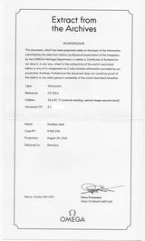 OMEGA Ref.CK2014 Big Scarab Extract from the Archives