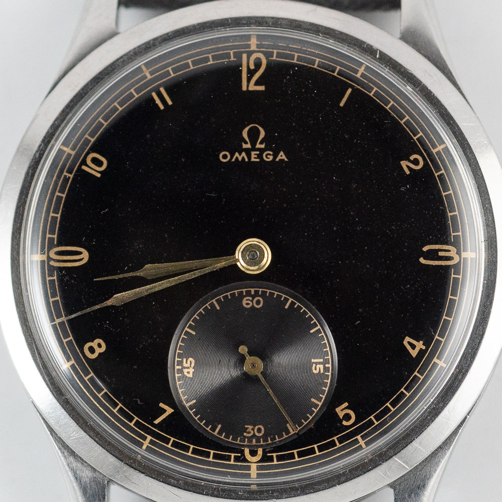 OMEGA Ref.CK2181 Oversize 38mm Black Gilt dial Cal.30T2