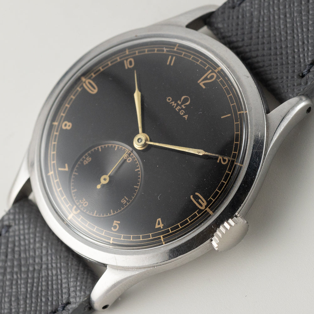 OMEGA Ref.CK2181 Oversize 38mm Black Gilt dial Cal.30T2
