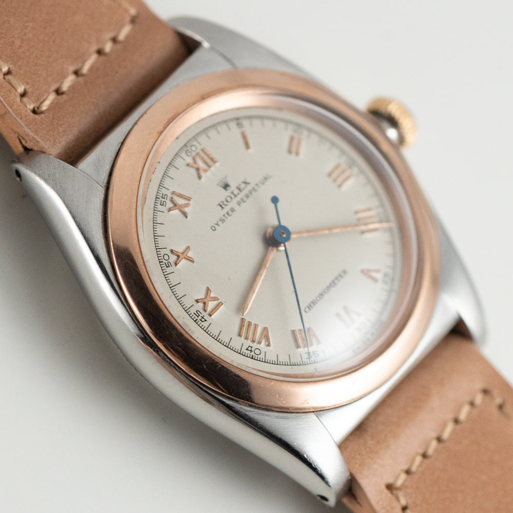 ROLEX BUBBLE BACK Ref.2940 Applied Roman Dial