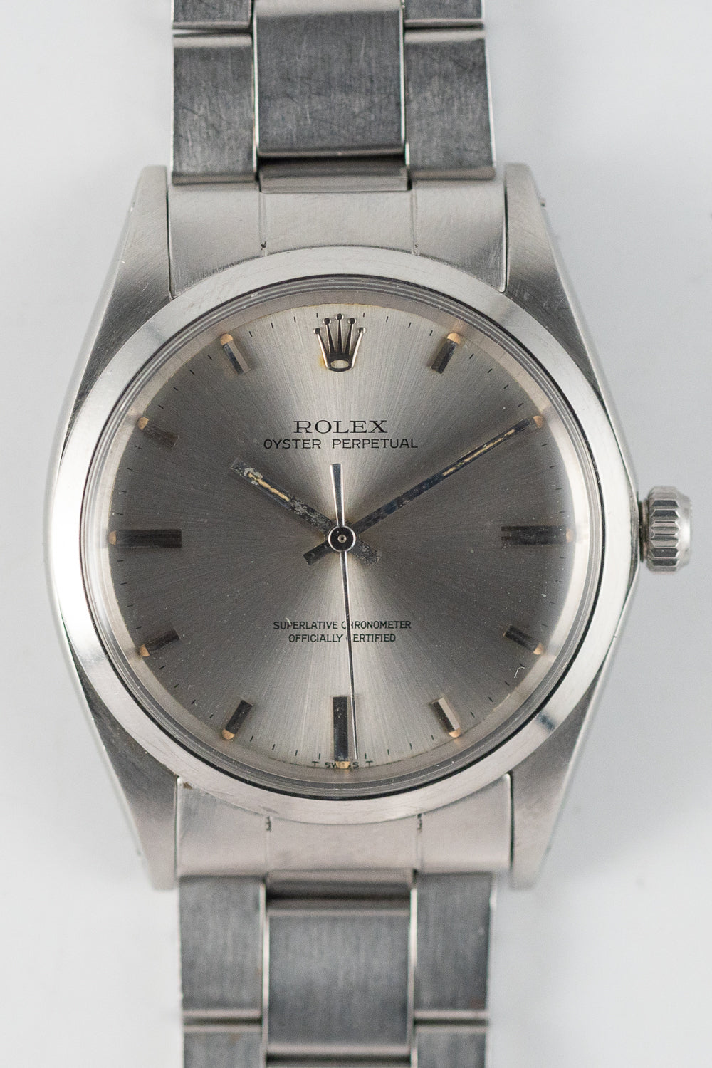 ROLEX BIG OYSTER PERPETUAL Ref.1018 Gray Dial – TIMEANAGRAM