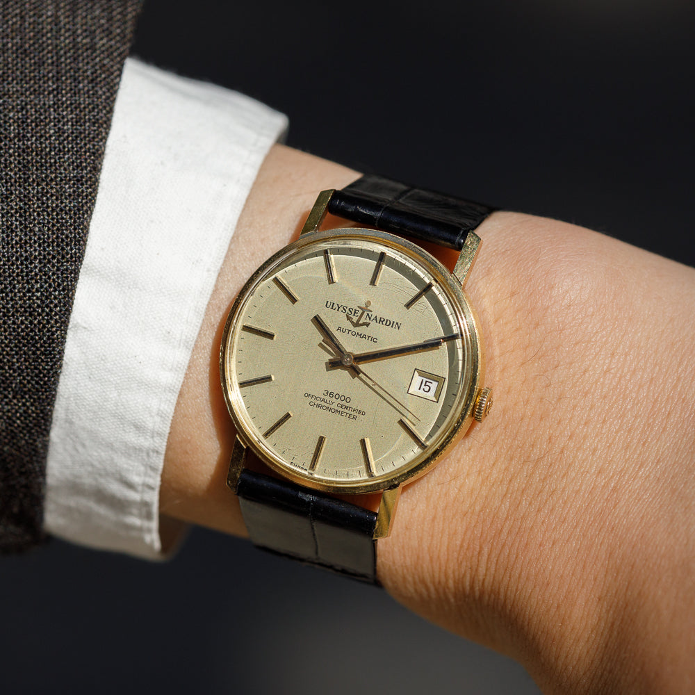 ULYSSE NARDIN 18K Yellow Gold Cal.NB11QU