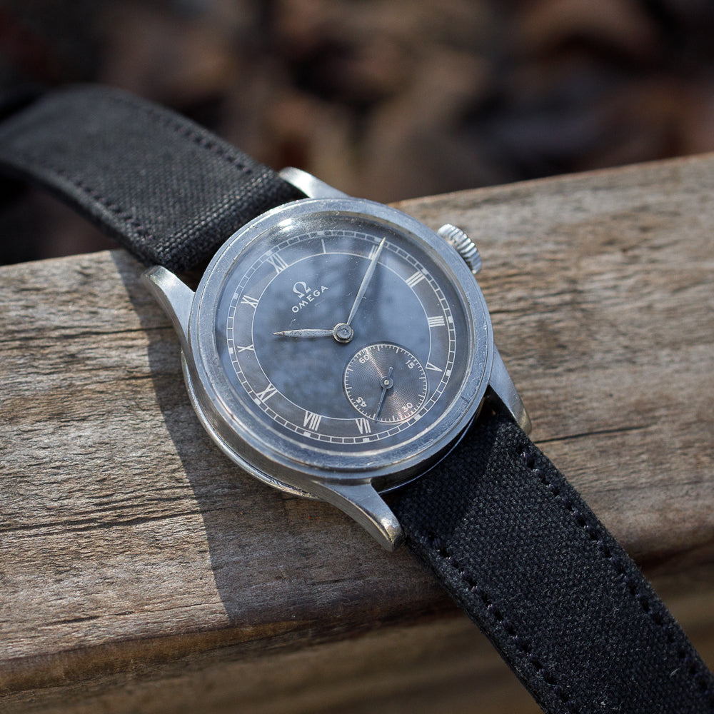 OMEGA Cal.23.4SC Earliest Waterproof Model Grey Gilt Dial