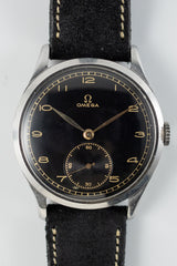 OMEGA Oversize 38mm Black Gilt dial Cal.30T1