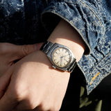 ROLEX SEMI BUBBLE BACK Ref.6085 with WAB Elastic Bracelet