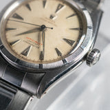 ROLEX SEMI BUBBLE BACK Ref.6085 with WAB Elastic Bracelet