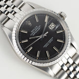 ROLEX DATEJUST Ref.1603 Black Matte Dial