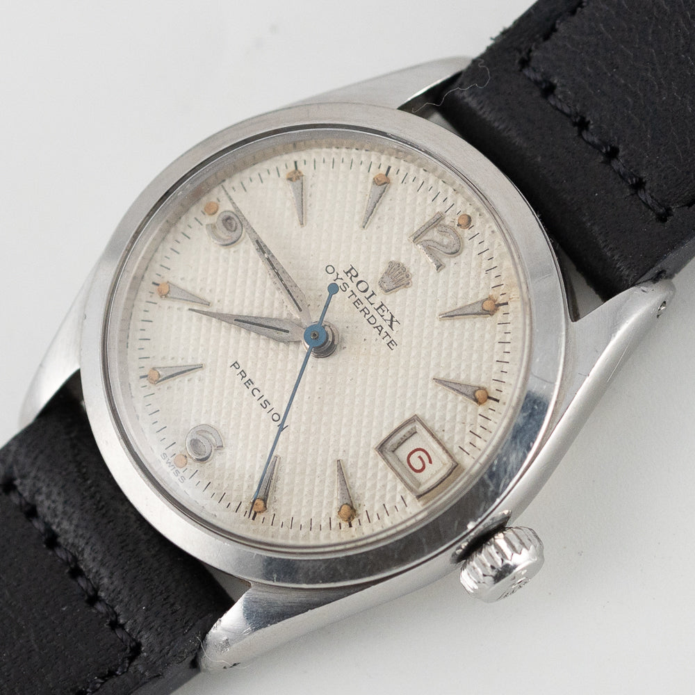 ROLEX OYSTERDATE Ref.6266 GUILLOCHE Dial