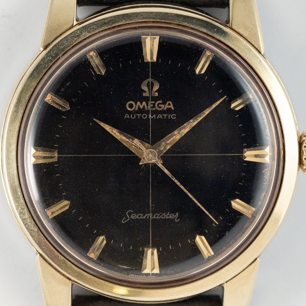 OMEGA JUMBO SEAMASTER Ref.14764 Black Gilt Dial