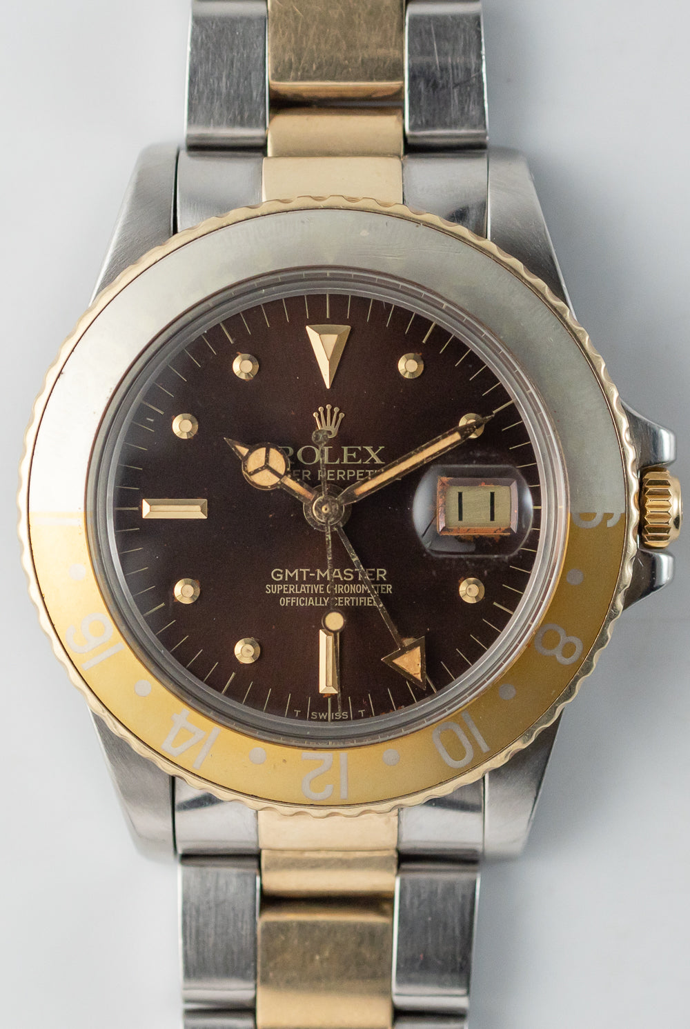 ROLEX GMT-MASTER Ref.1675 Brown Nipple Dial – TIMEANAGRAM