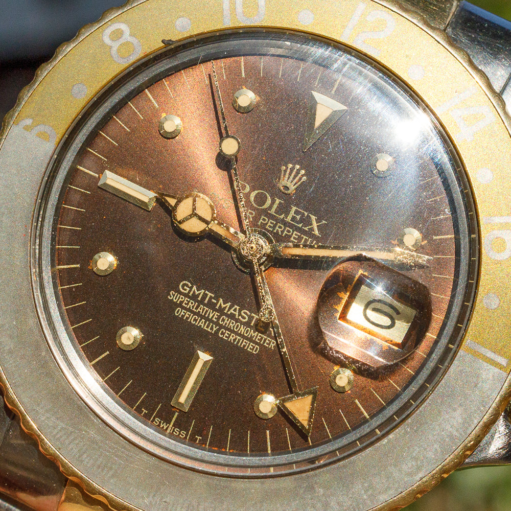 ROLEX GMT-MASTER Ref.1675 Brown Nipple Dial