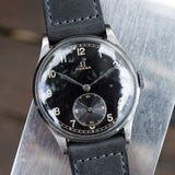 OMEGA Oversize 38mm Black Gilt dial Cal.26.5SOBT2