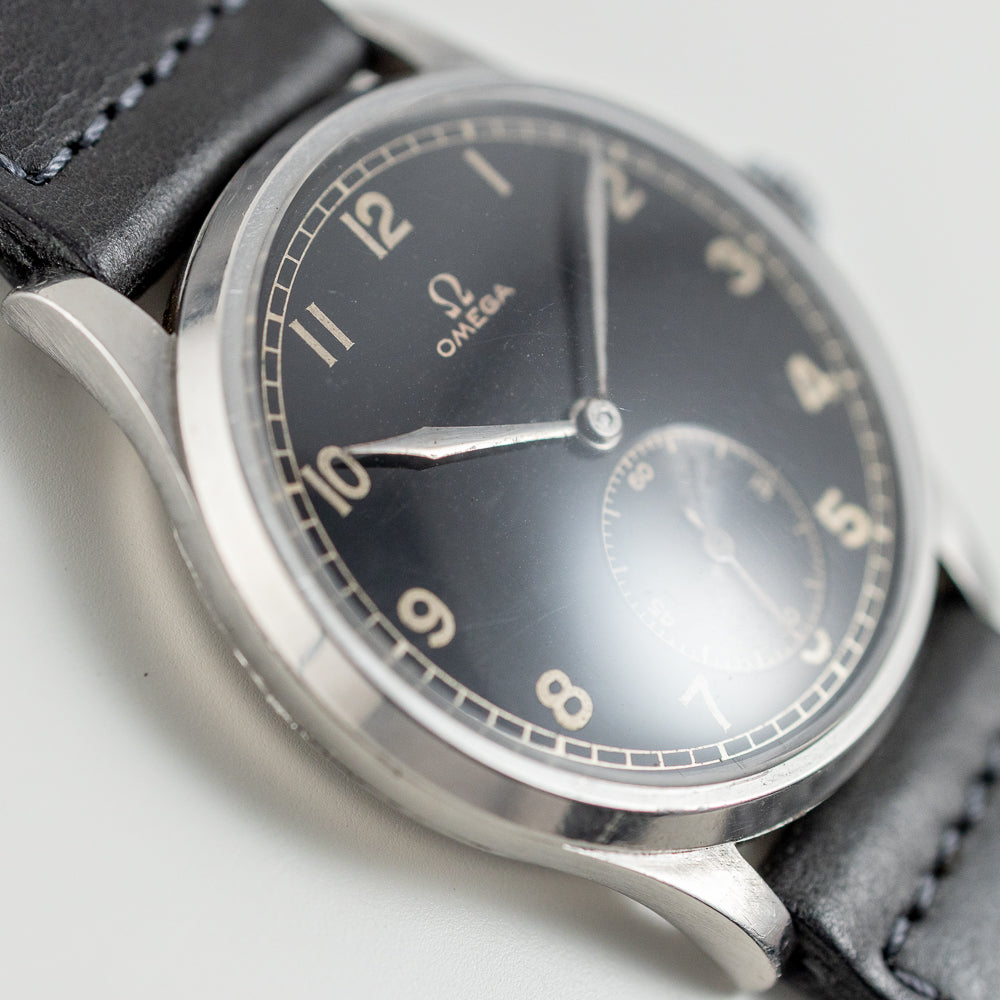 OMEGA Oversize 38mm Black Gilt dial Cal.26.5SOBT2