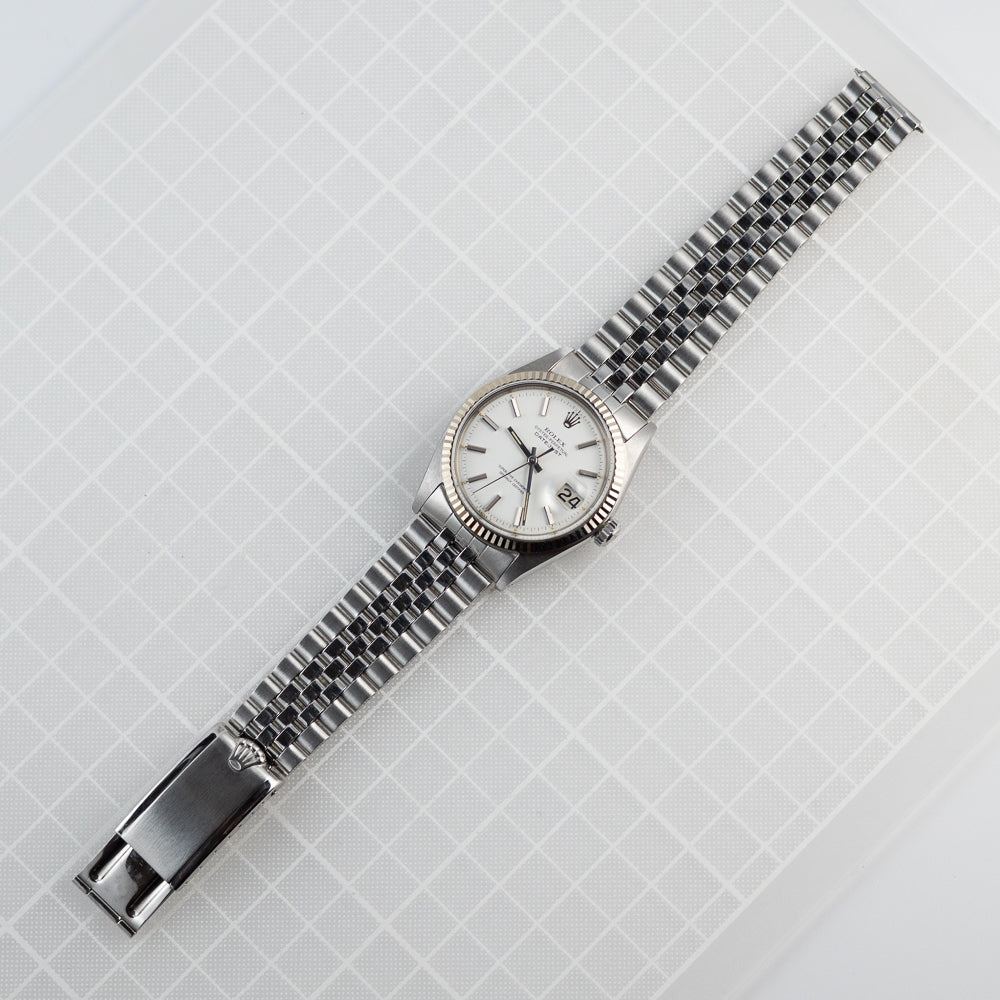 ROLEX DATEJUST Ref.1601 Very Rare Matte White Dial