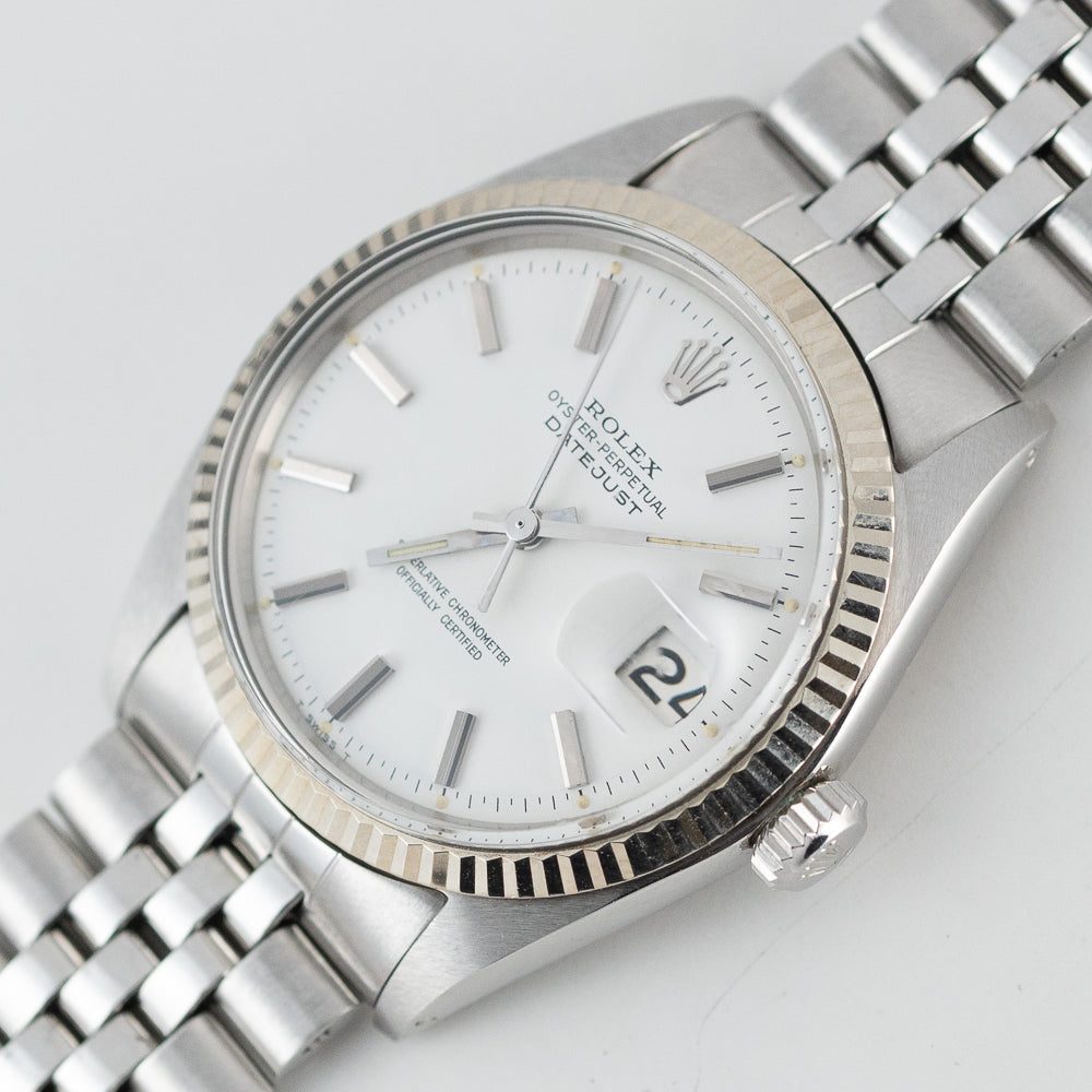 ROLEX DATEJUST Ref.1601 Very Rare Matte White Dial