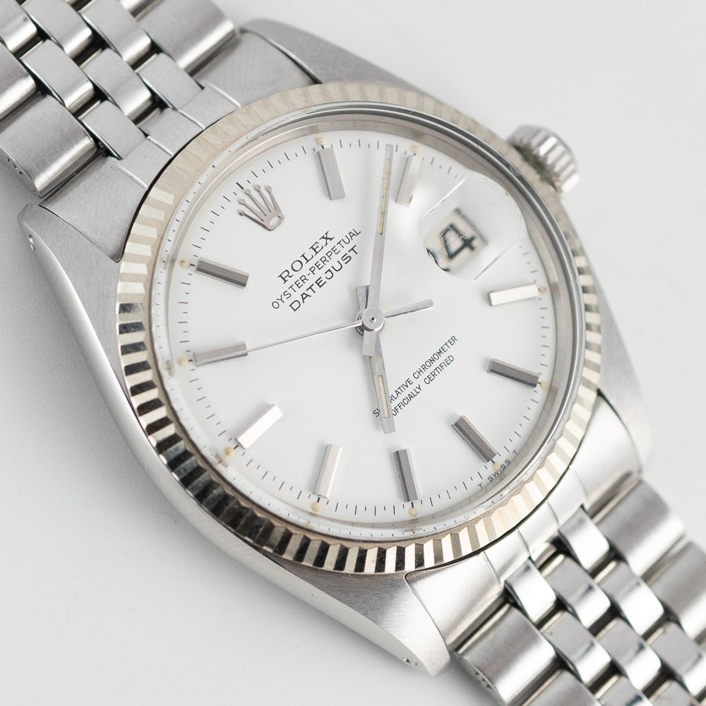 ROLEX DATEJUST Ref.1601 Very Rare Matte White Dial