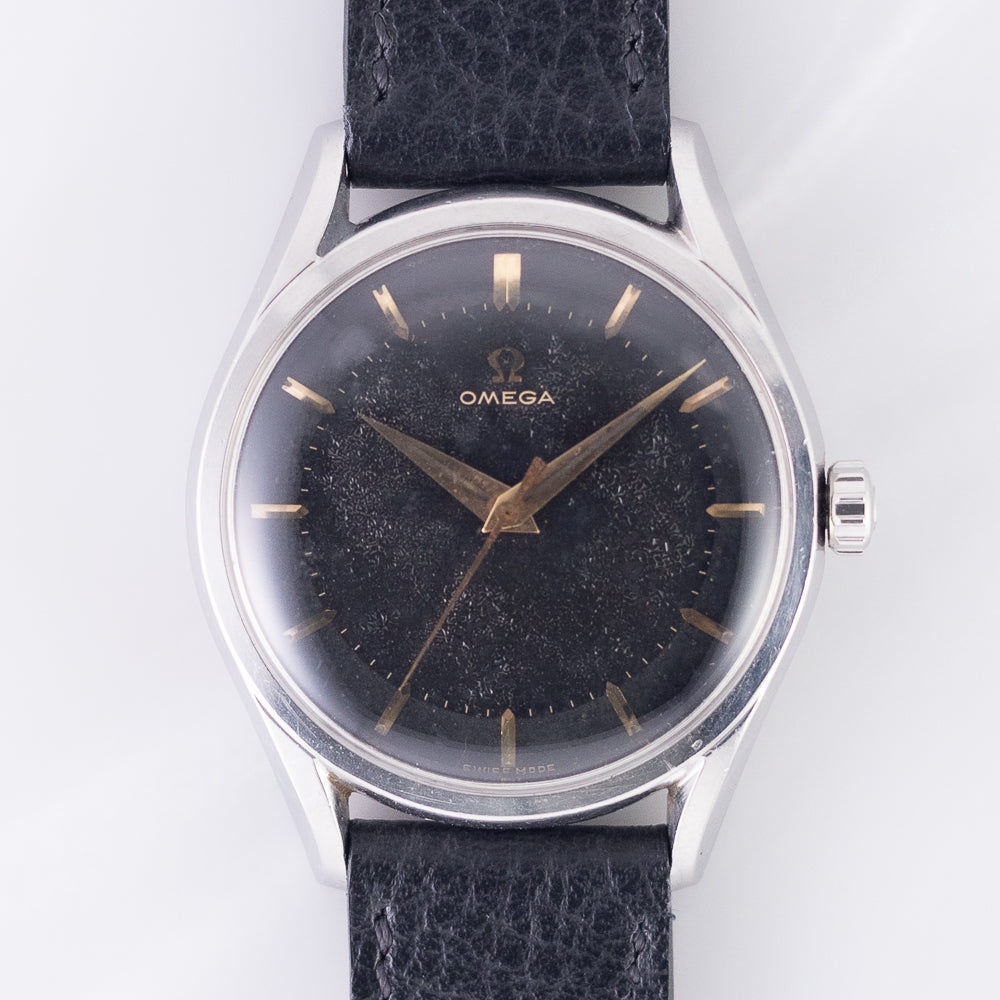 OMEGA Ref.2892-1SC Black Gilt Pie Pan Dial – TIMEANAGRAM
